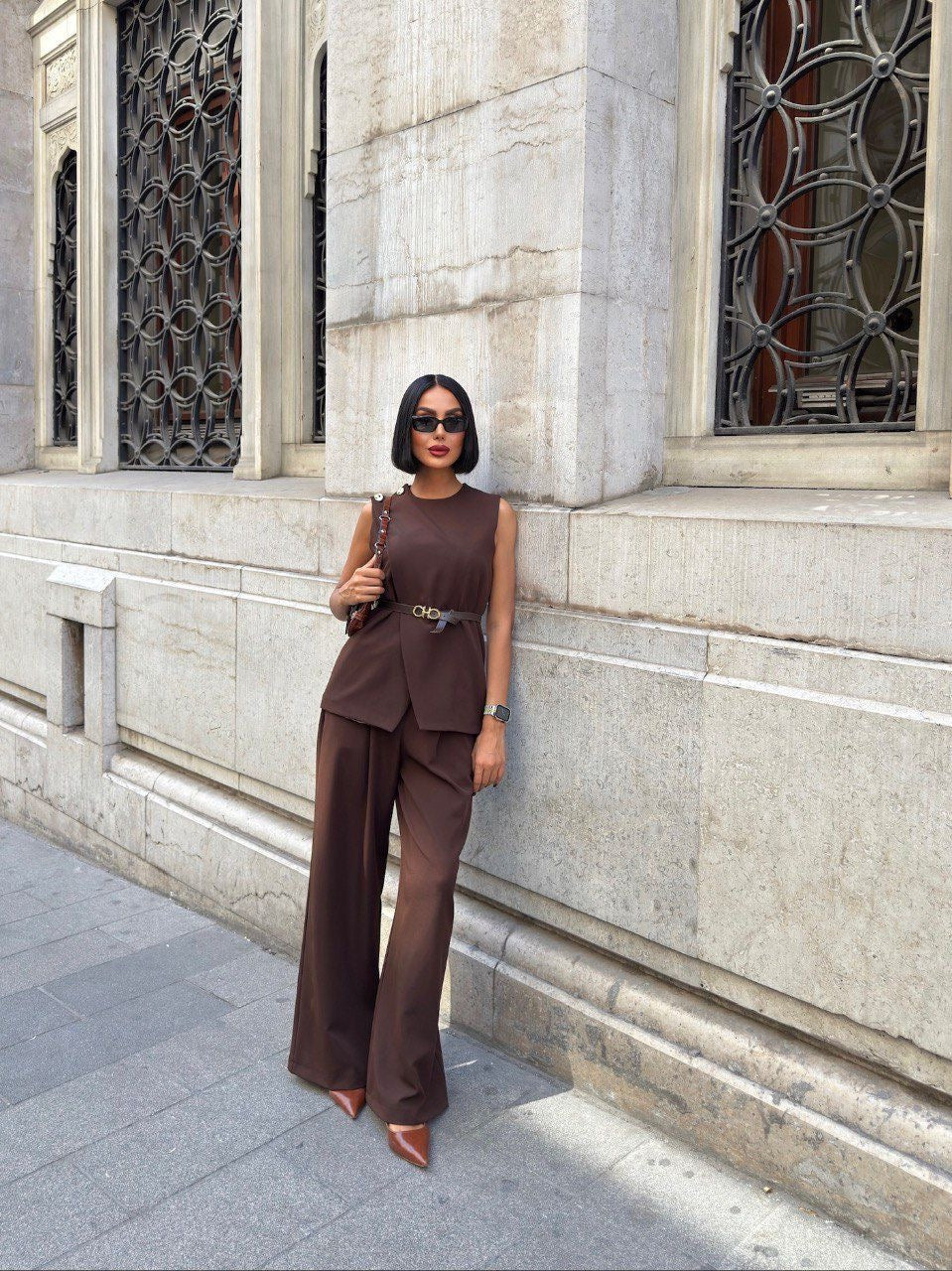 Luxe Set in Brown+Belt