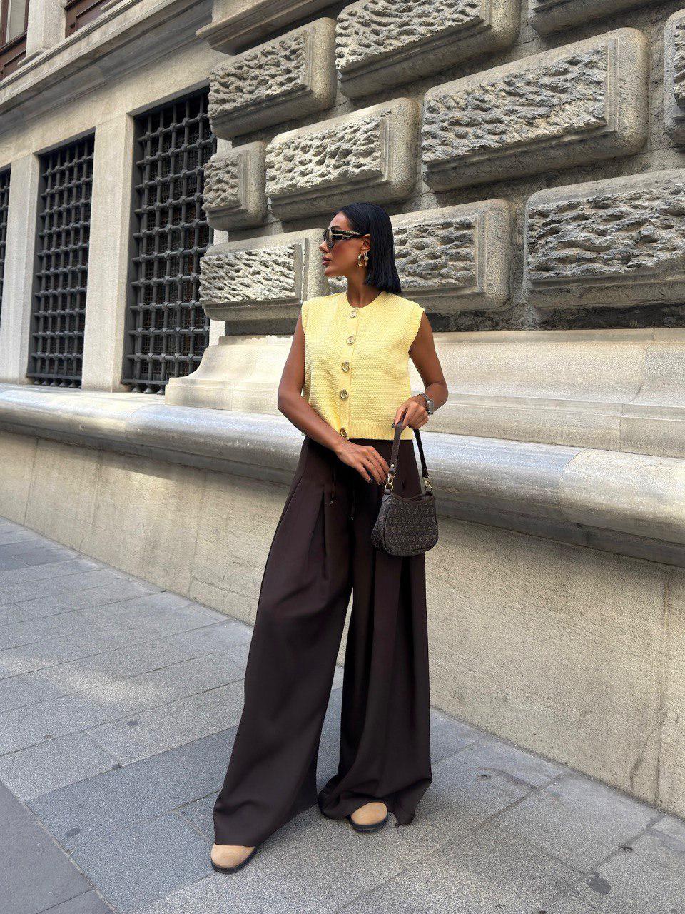 Crest Pants in Brown