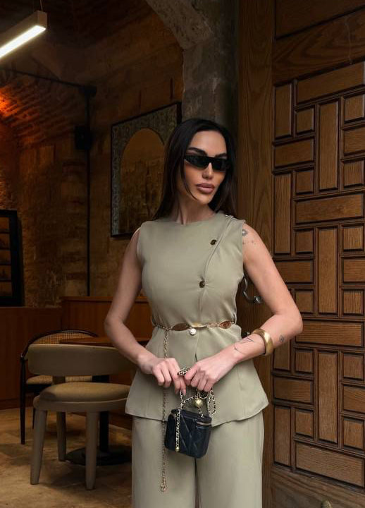 Empress Vest - Olive