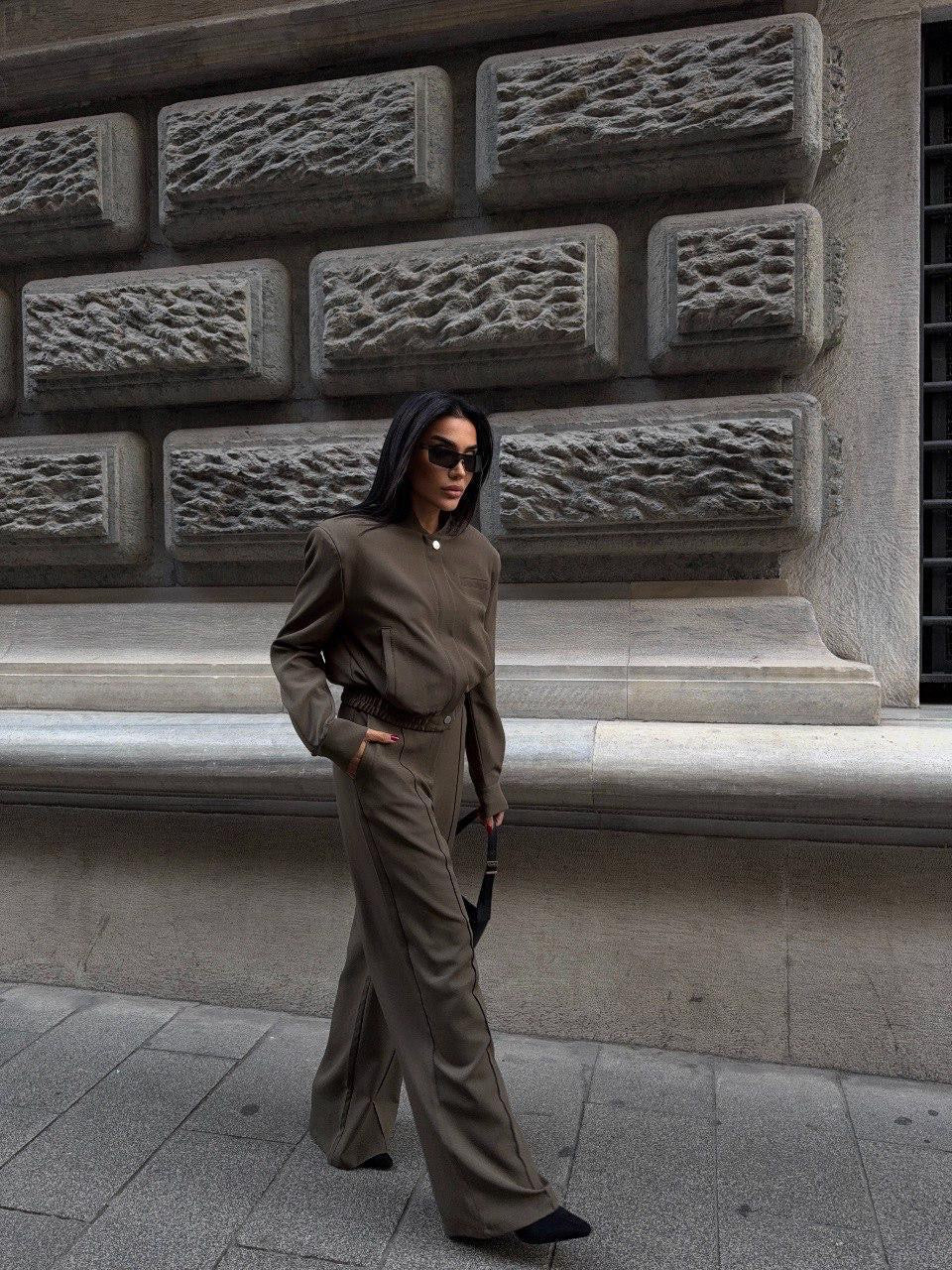 Halo Set in Olive (Jacket + Pants)