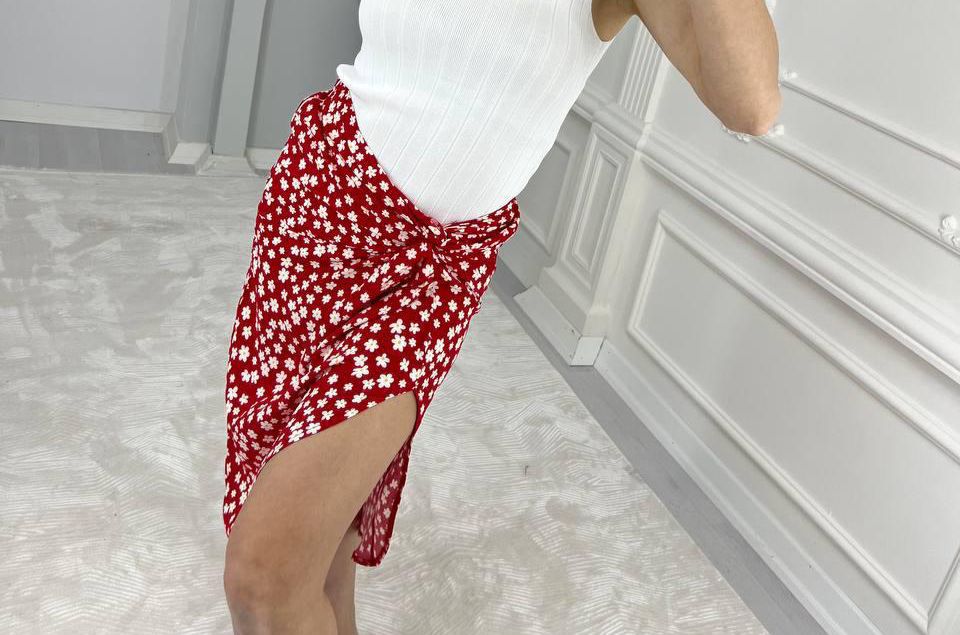 Floral Cotton Skirt