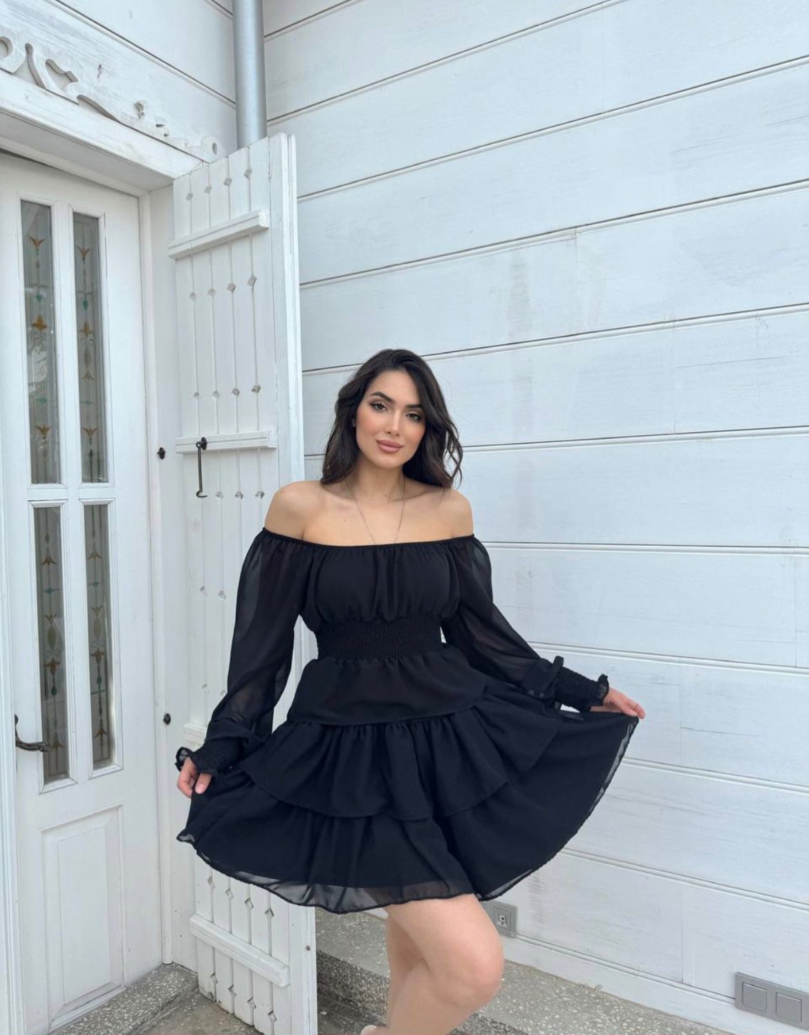 Off-Shoulder Flirt Dress