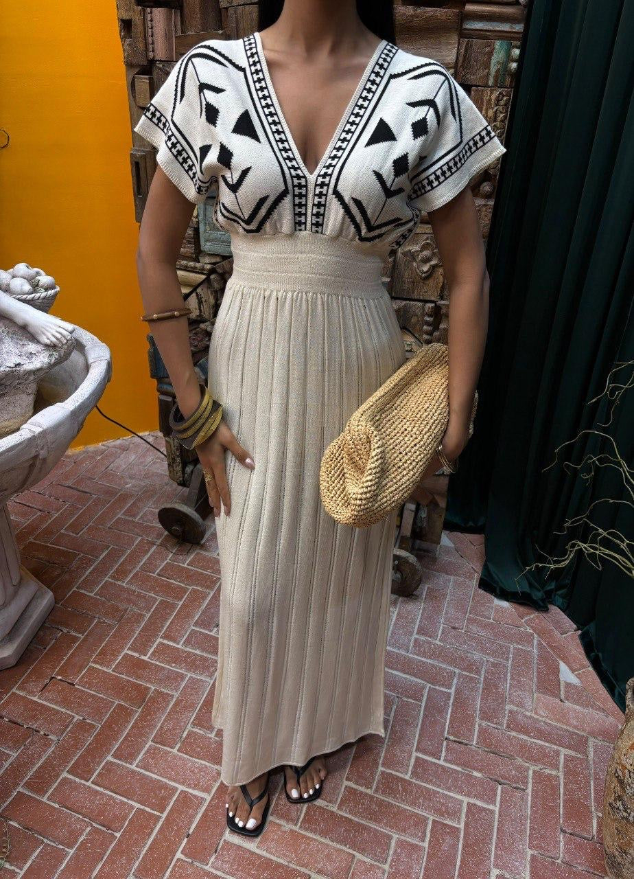Boho Dress in Cream