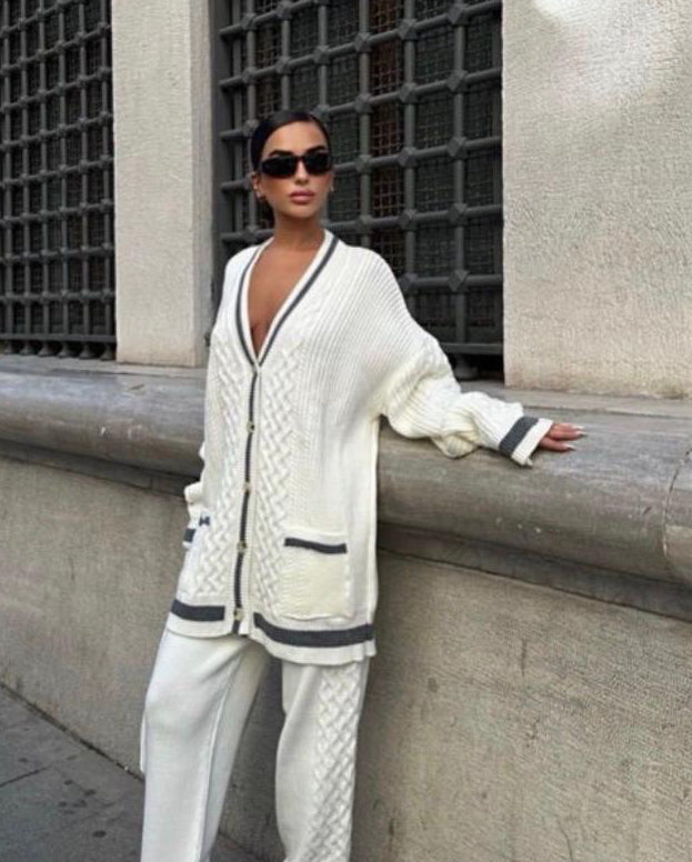 Carbon Set (Cardigan + Pants)