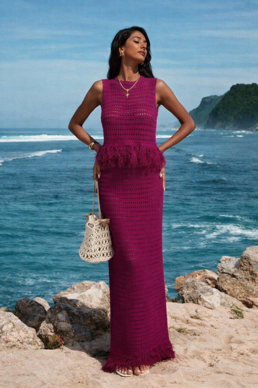 Berry Fringe Set