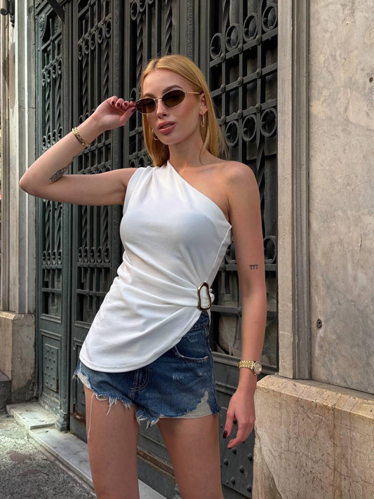 Sling Top in White