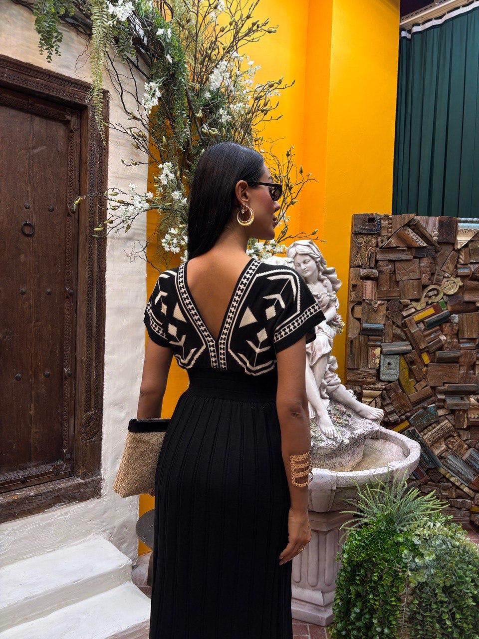 Boho Dress in Black