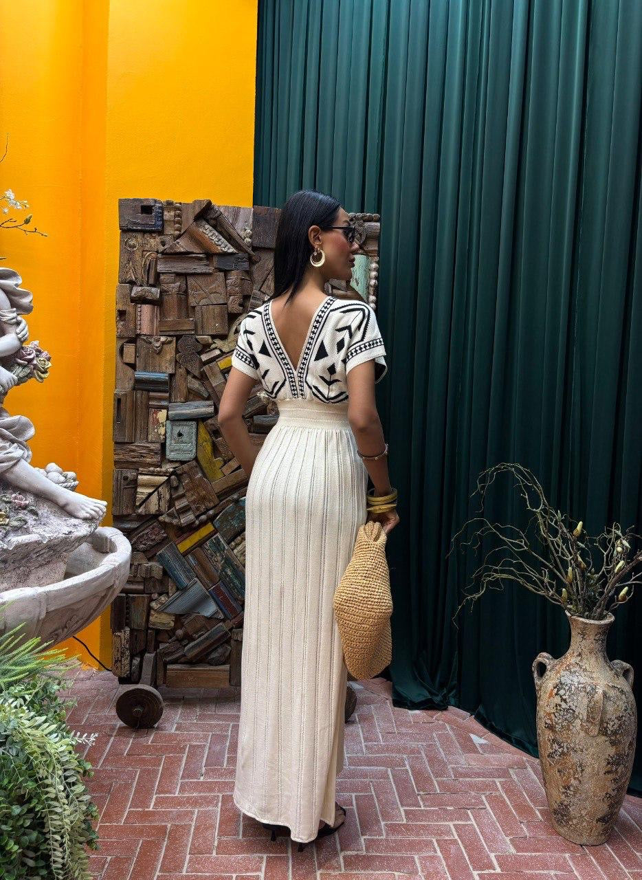 Boho Dress in Cream