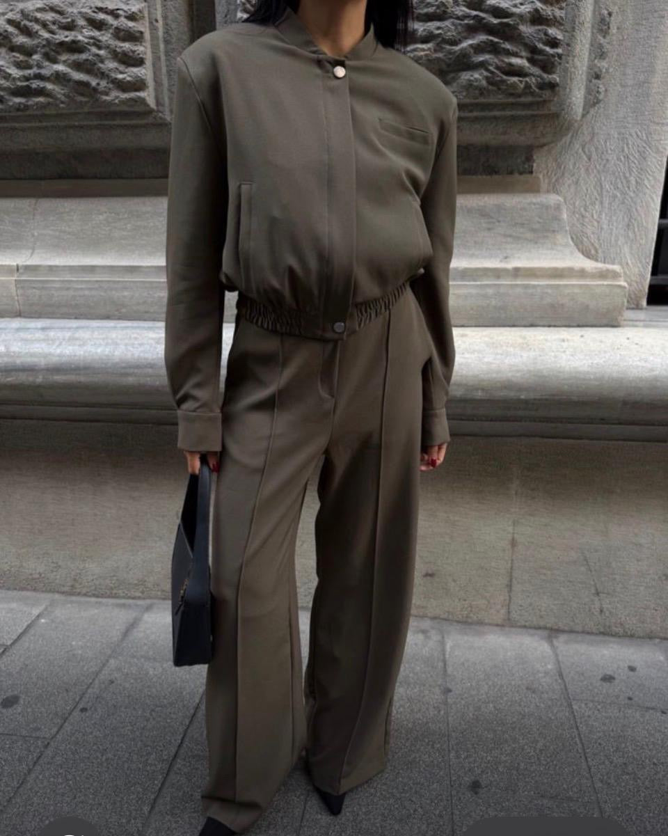 Halo Set in Olive (Jacket + Pants)