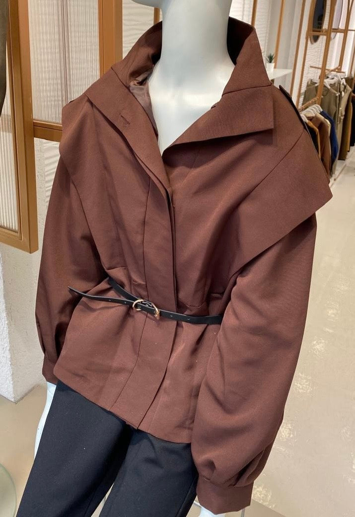 Belted Brown Jacket (with the belt)