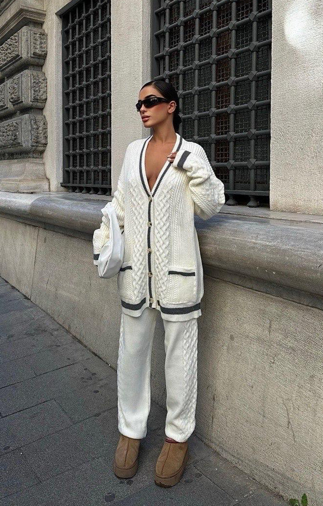 Carbon Set (Cardigan + Pants)