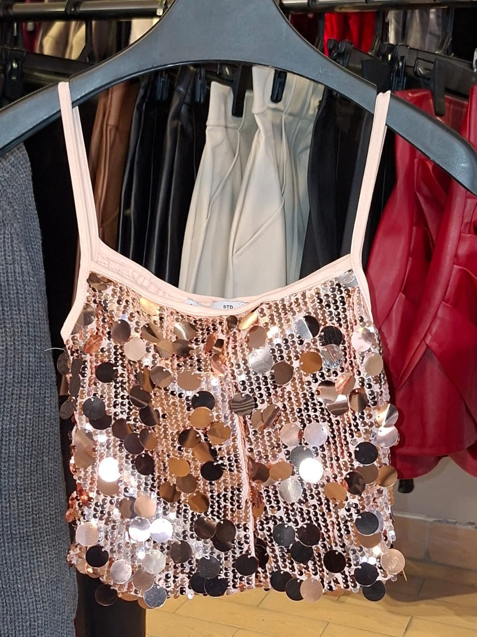 Blingy Pink Top