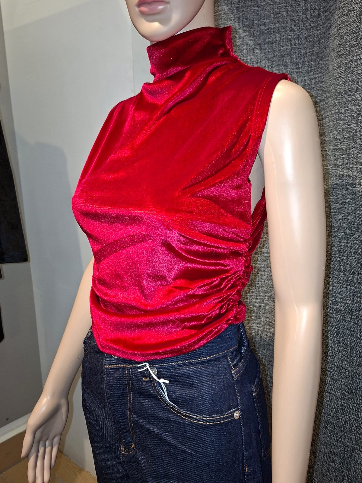 Halter Top in Red