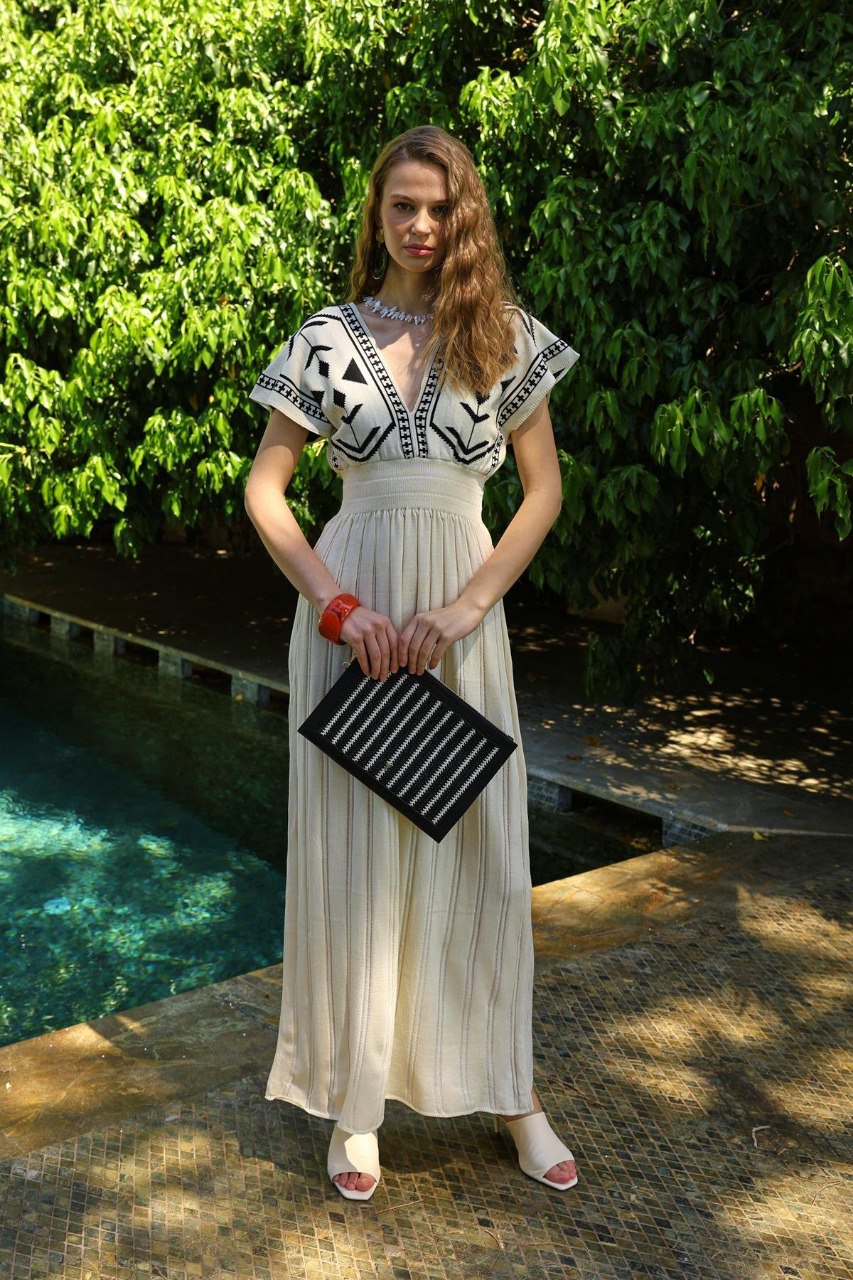 Boho Dress in Cream