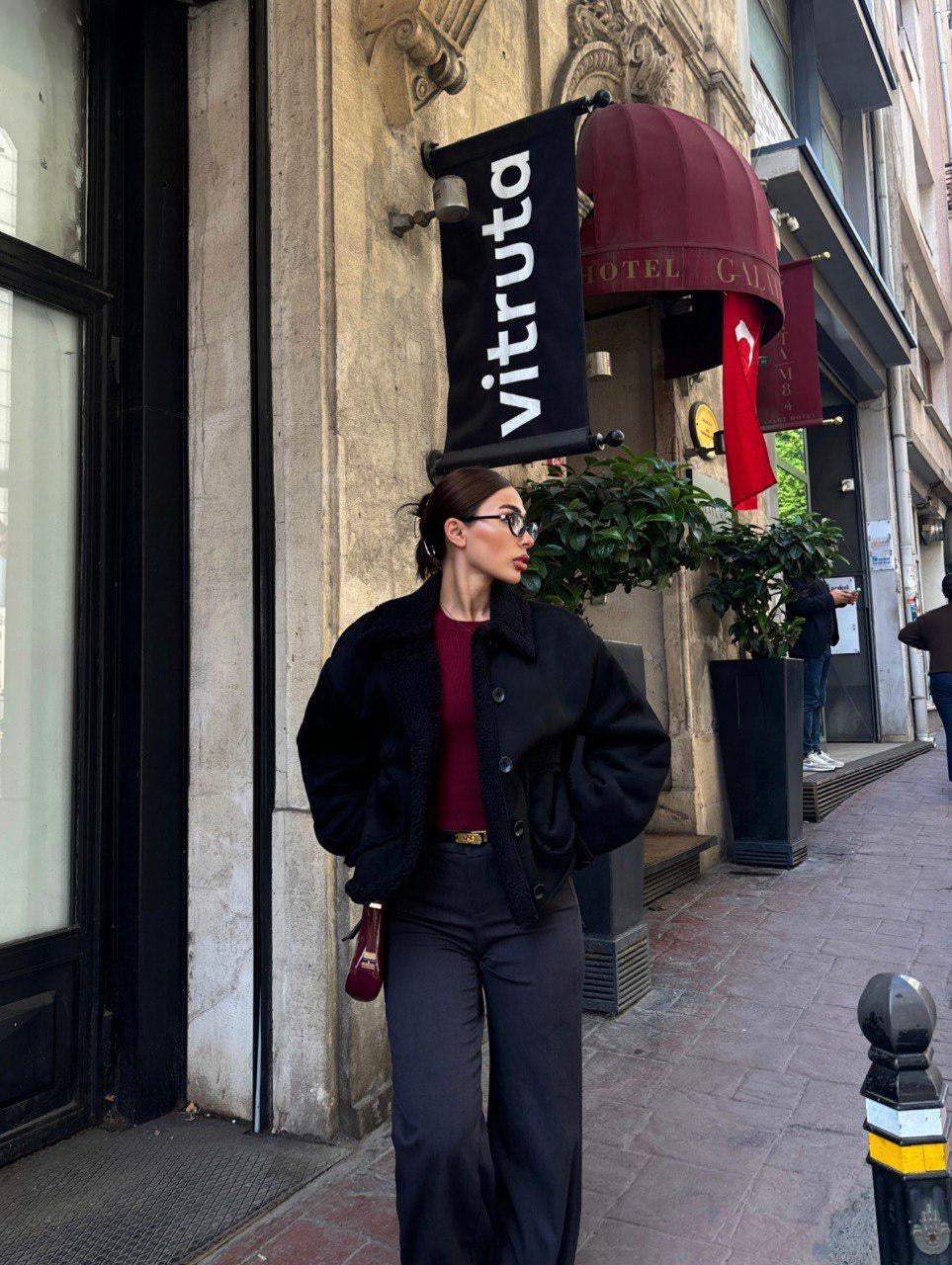 Teddy Black Jacket