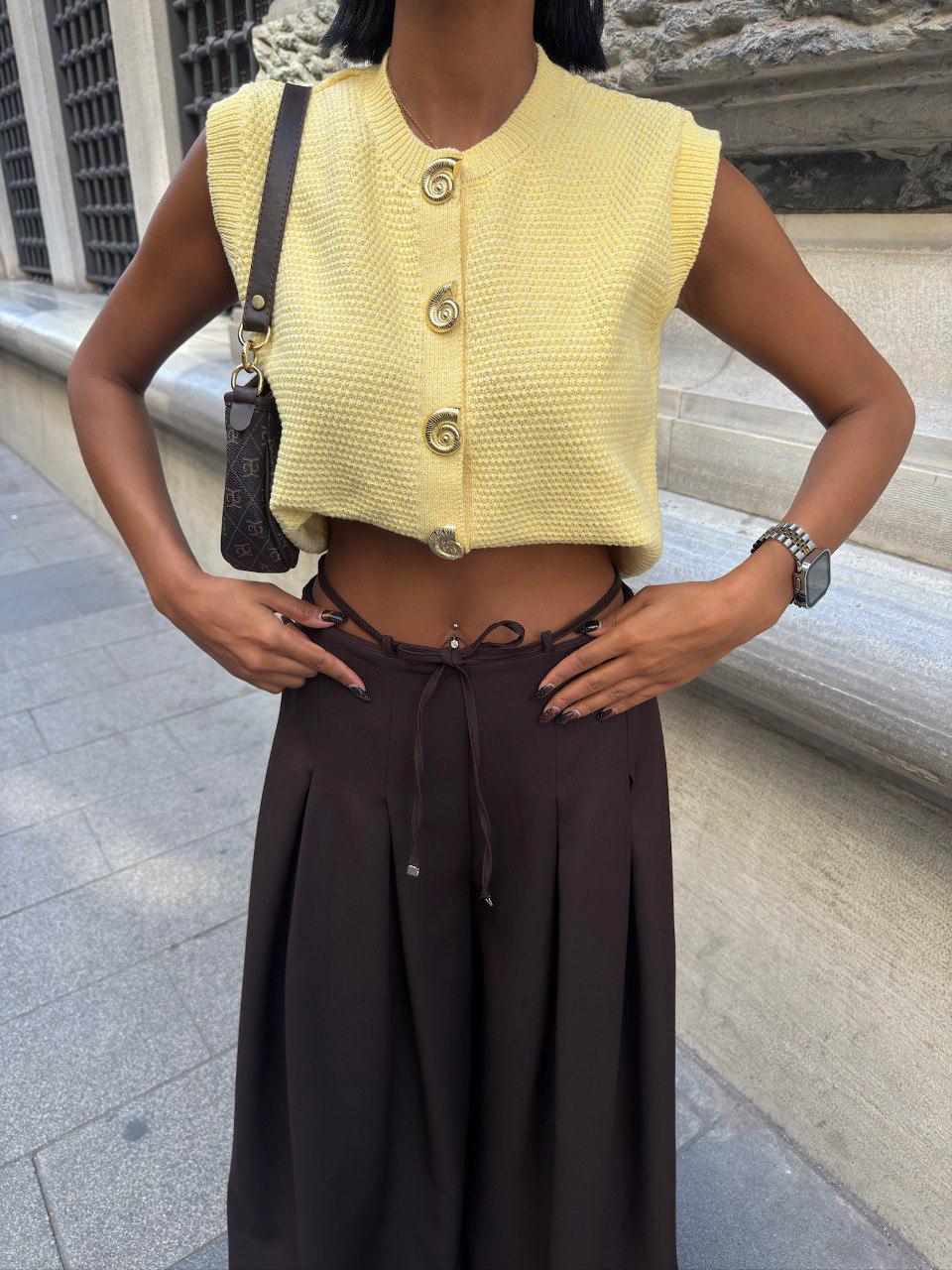 Crest Pants in Brown