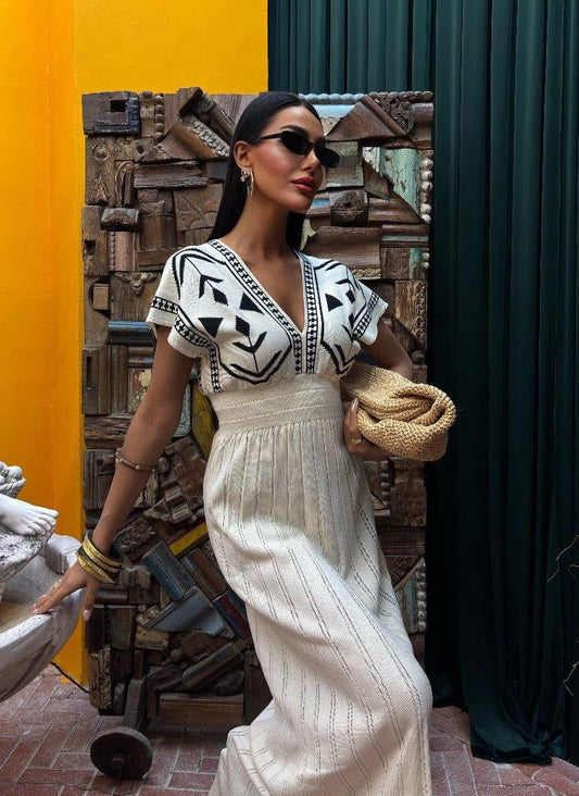 Boho Dress in Cream
