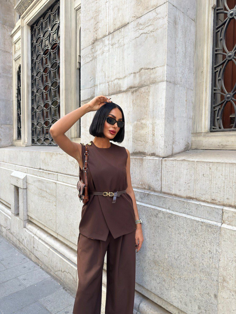 Luxe Set in Brown+Belt