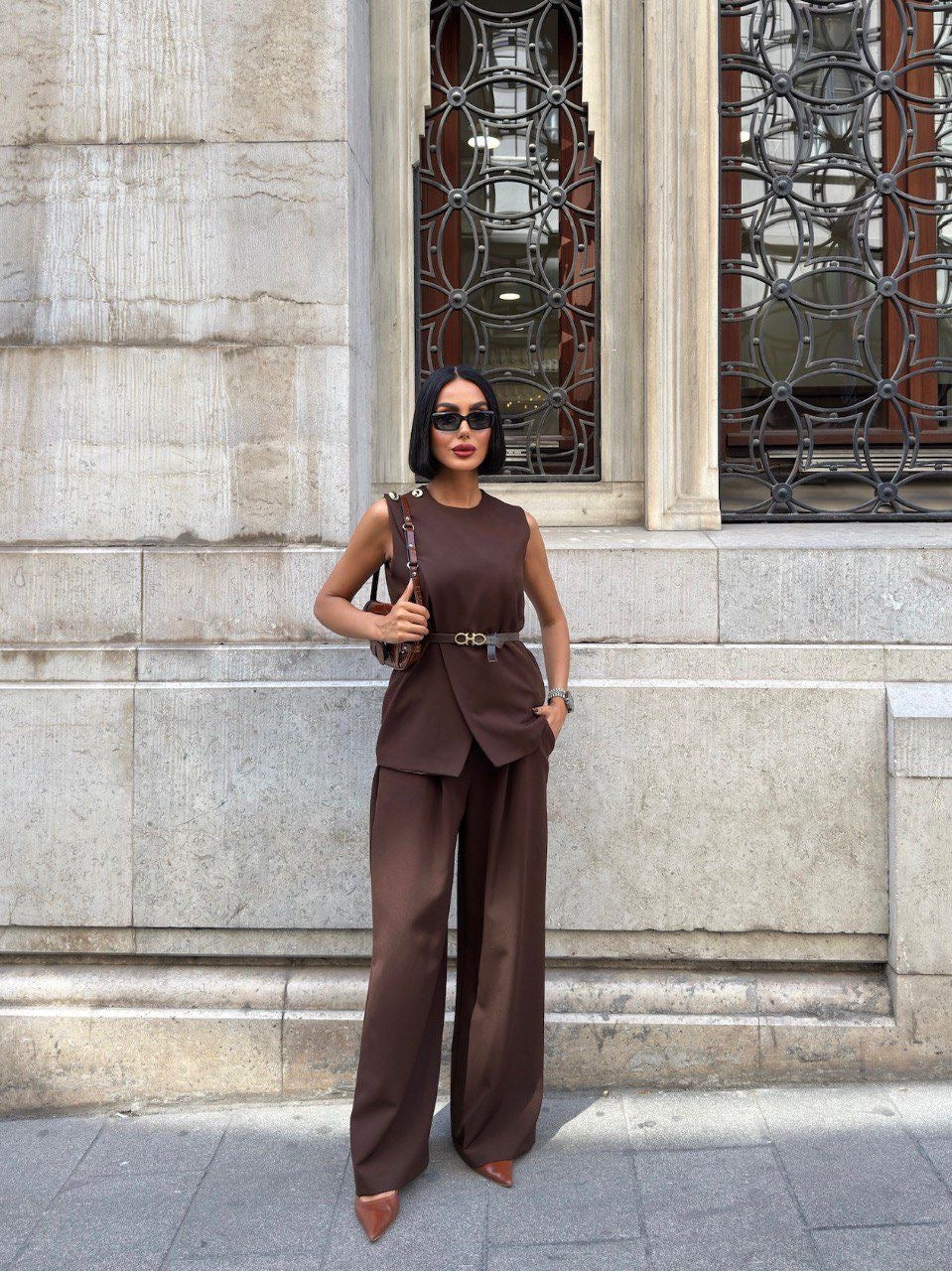 Luxe Set in Brown+Belt