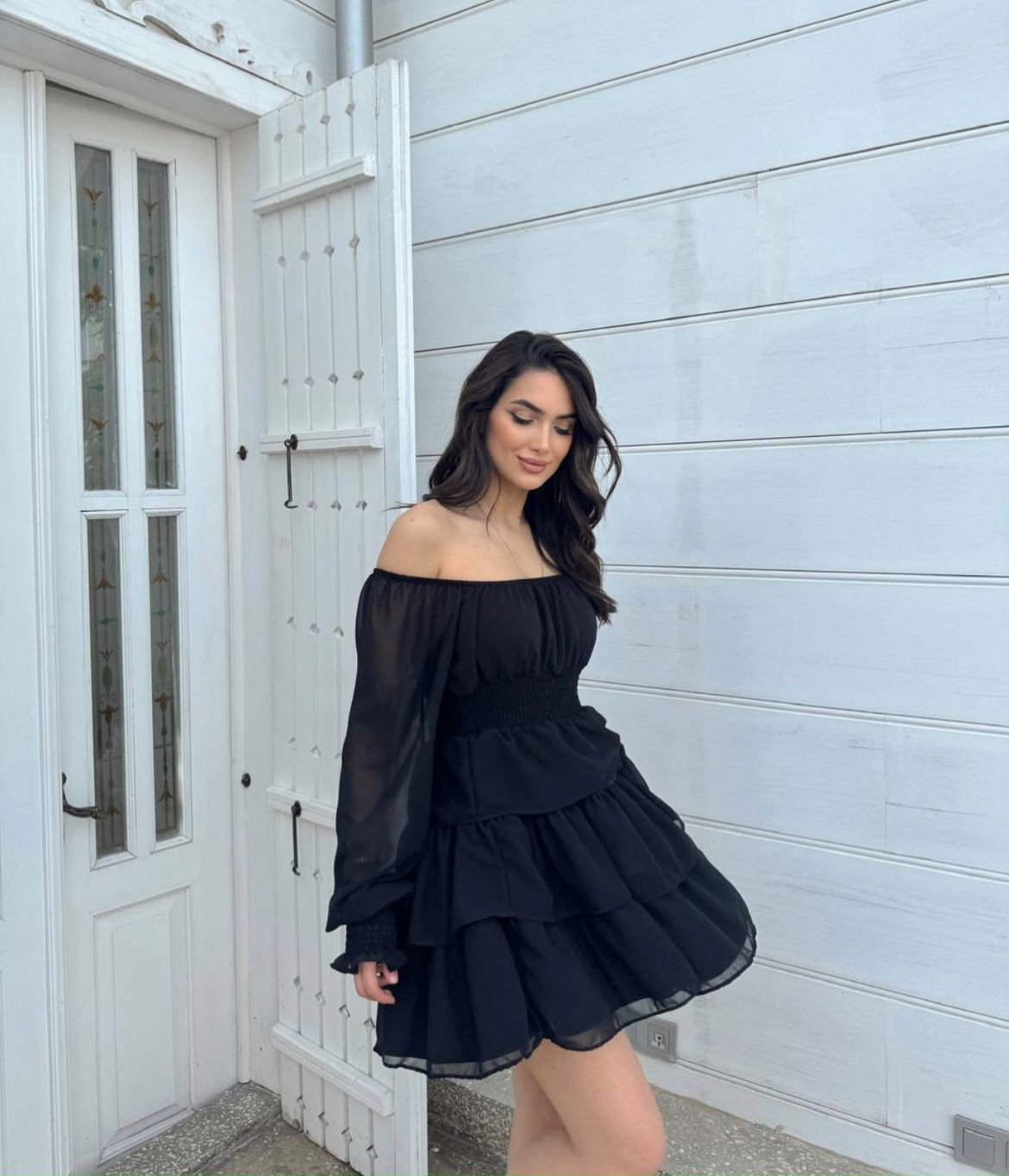 Off-Shoulder Flirt Dress