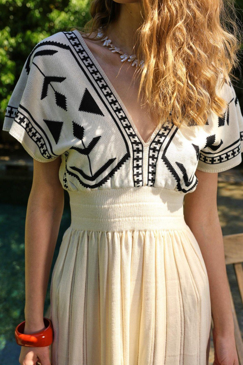 Boho Dress in Cream
