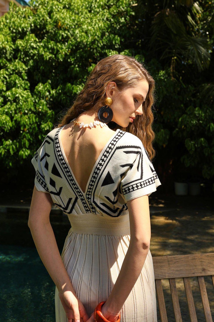 Boho Dress in Cream