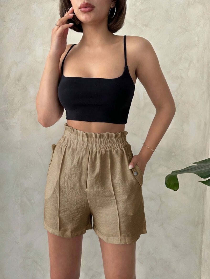 Bare Linen Shorts