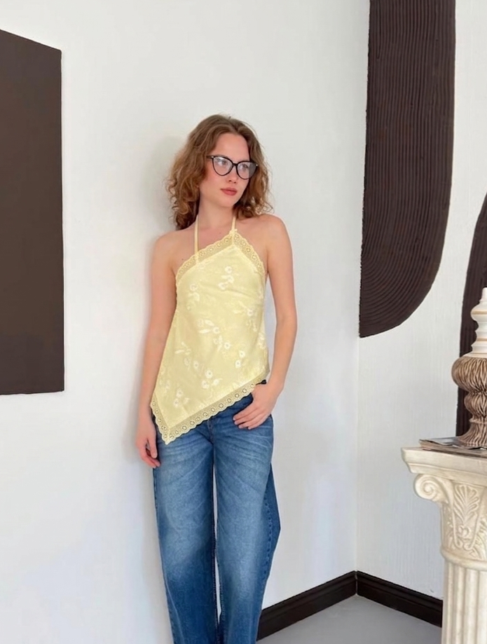 Ivy Top in Yellow