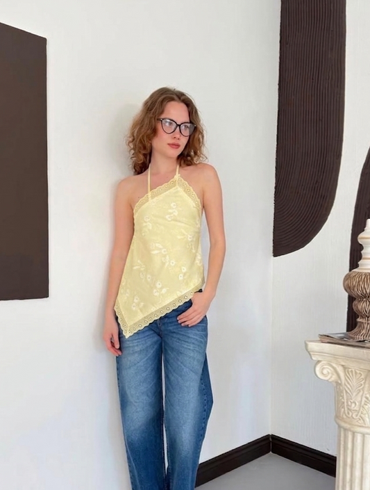 Ivy Top in Yellow
