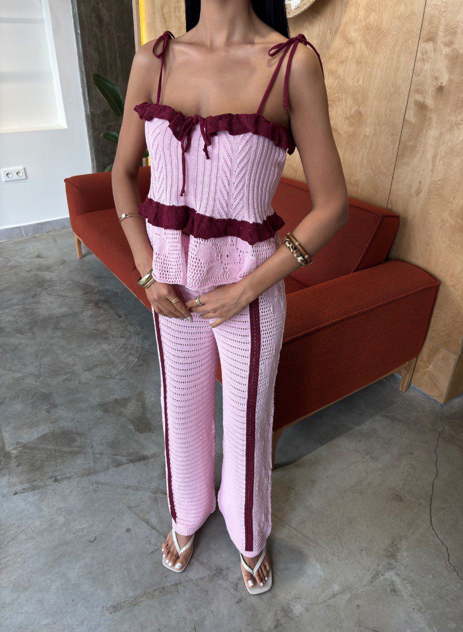 Pink Blush Crochet Set