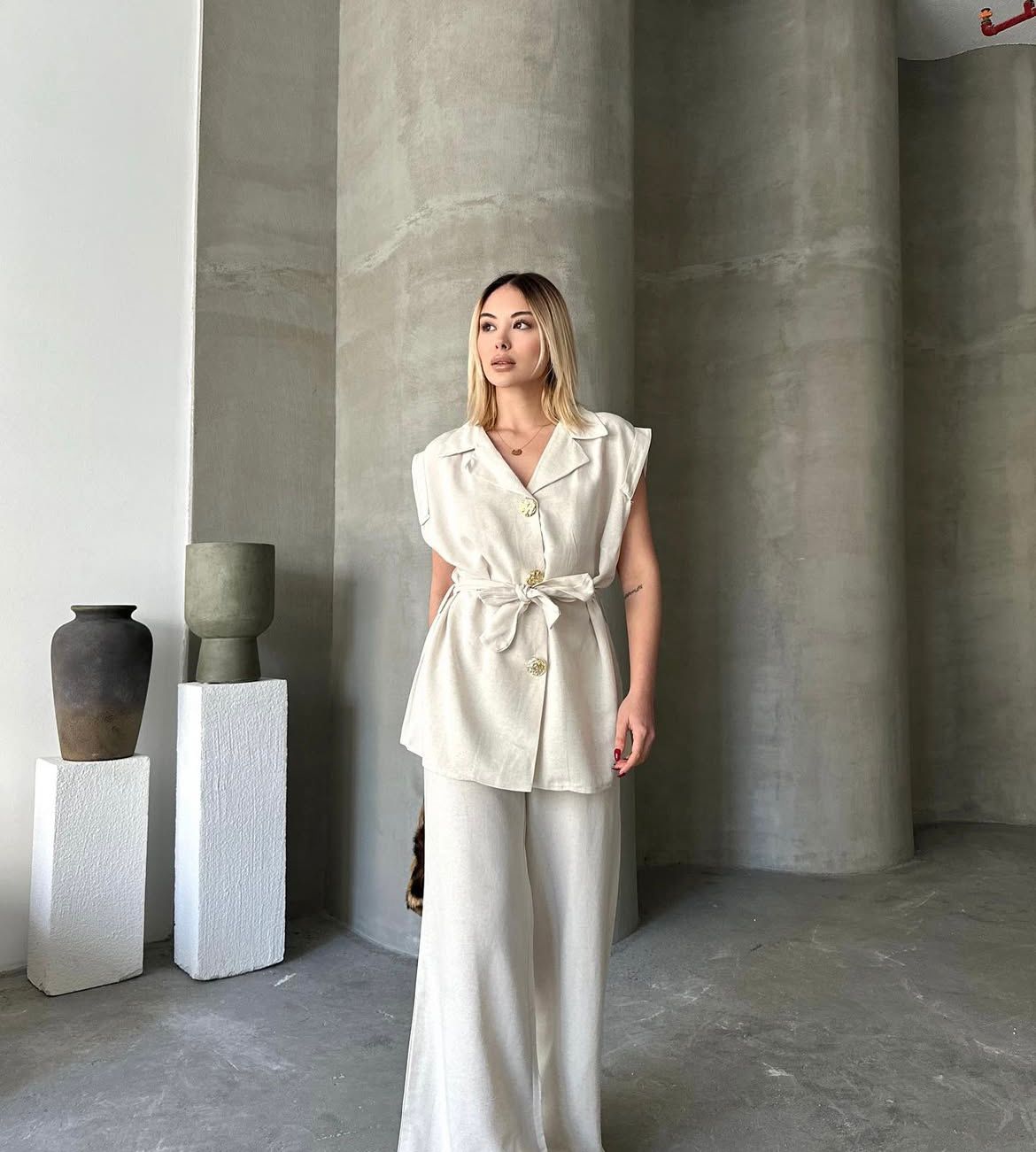 Casual-Chic Linen Set