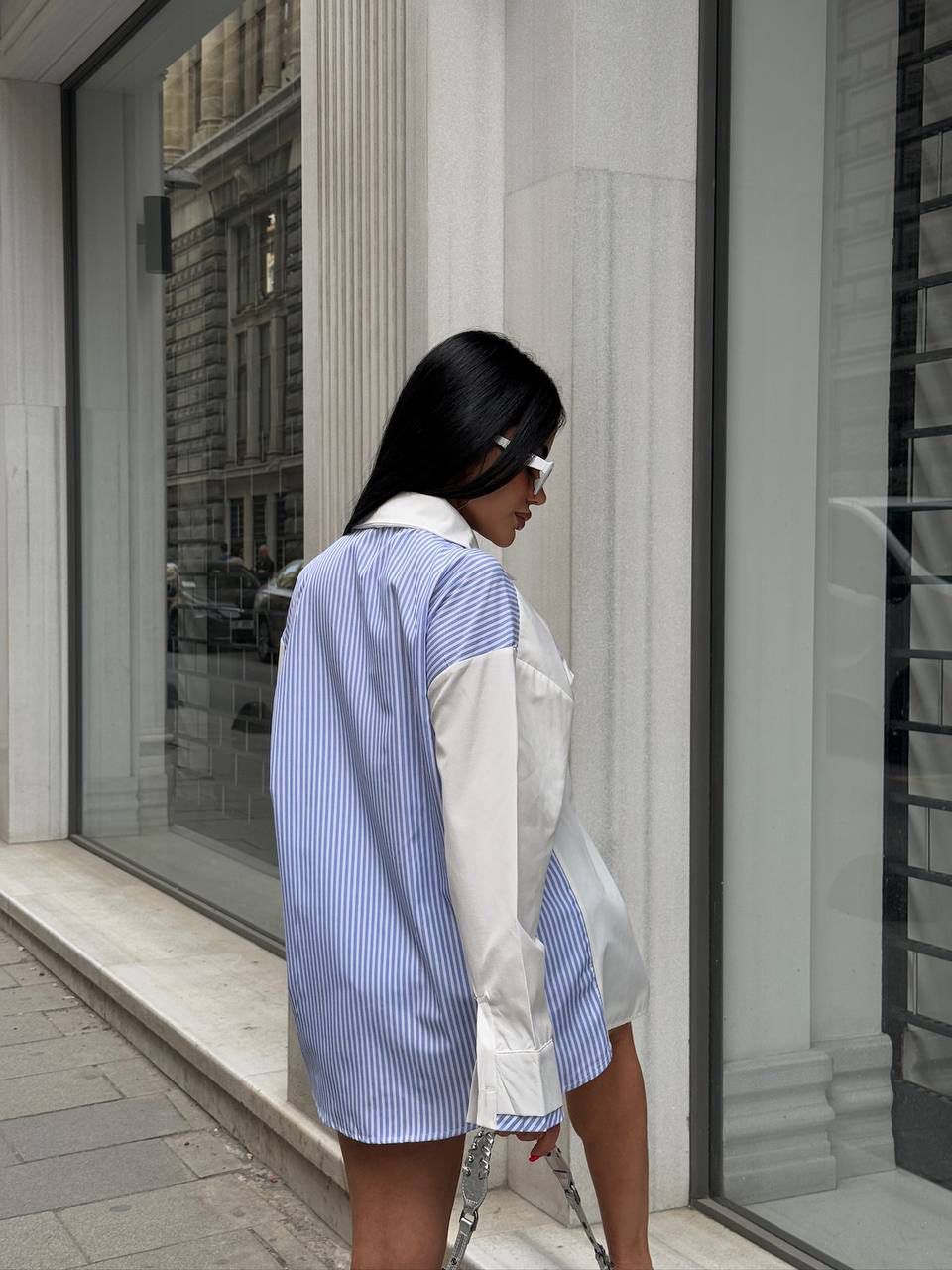 Backstripe White Shirt