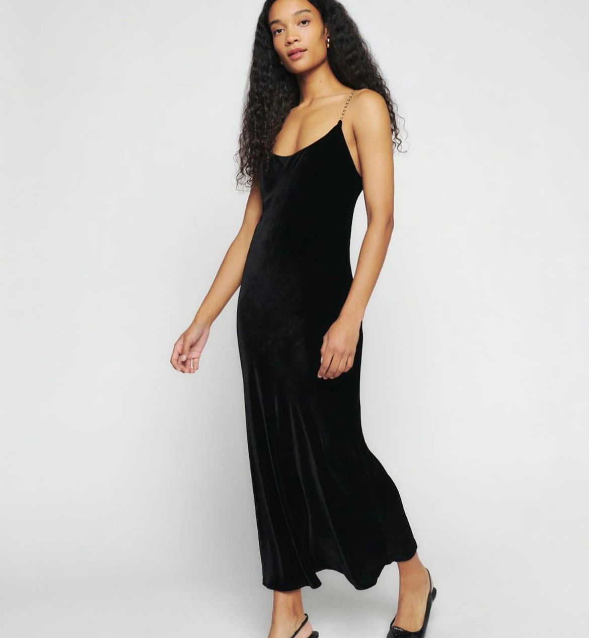 Velvet Dress (black/maroon)