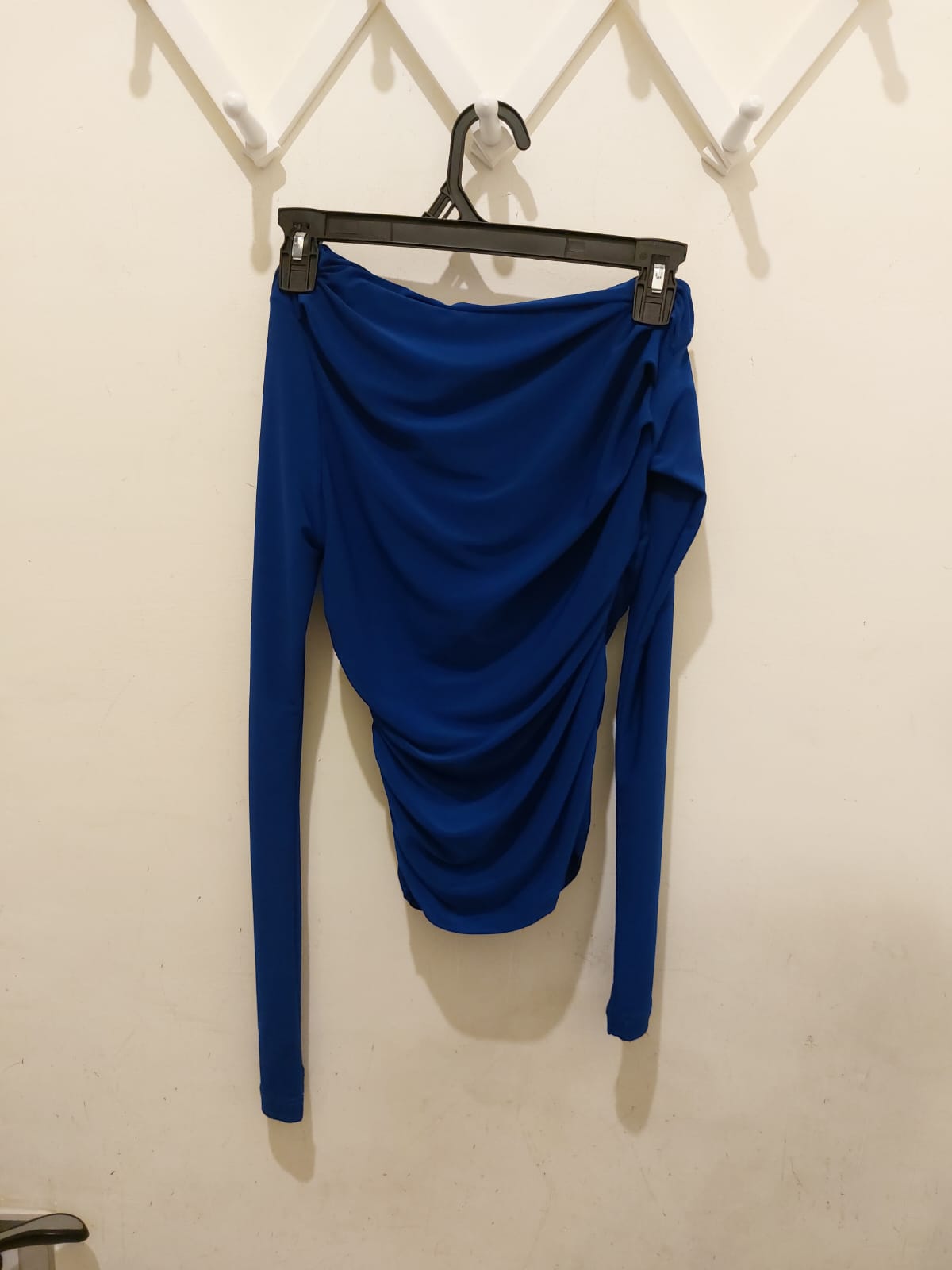 Draped One-Shoulder Top